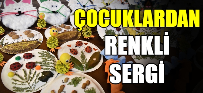 Çocuklardan Renkli Sergi