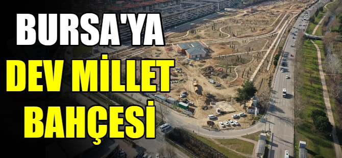 Bursa'ya dev millet bahçesi