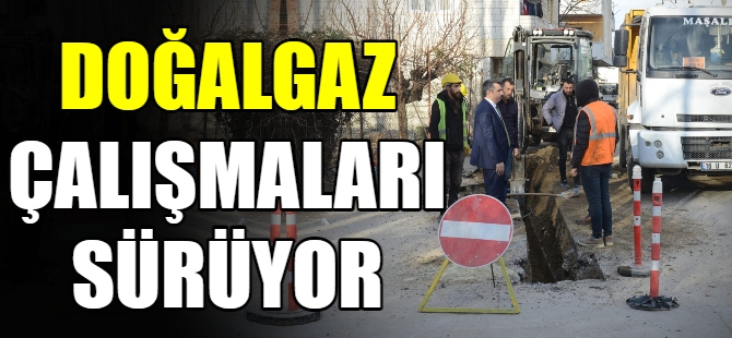 Yıldırım’da doğalgaz çalışmaları sürüyor