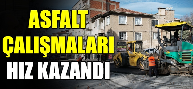 Bursa'da asfalt çalışmaları hız kazandı