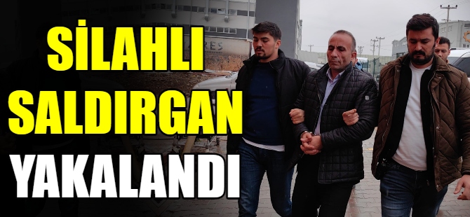 Silahlı saldırgan yakalandı