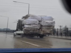 Bursa'da tehlikeli taşımacılık