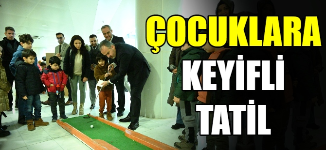 Çocukların tatil keyfi