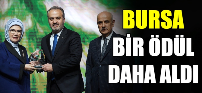 Bursa'ya su verimliliği ödülü