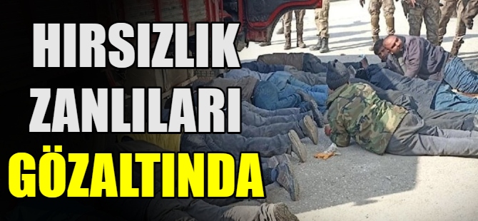 6 TIR’lık gıda yardımı hırsızlığı