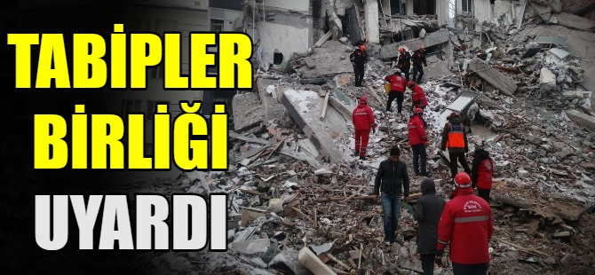 Tabipler Birliği'nden uyarı