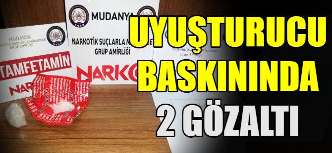 Bursa'da uyuşturucu baskını