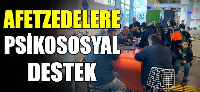 Öğretmenlerden afetzedelere destek