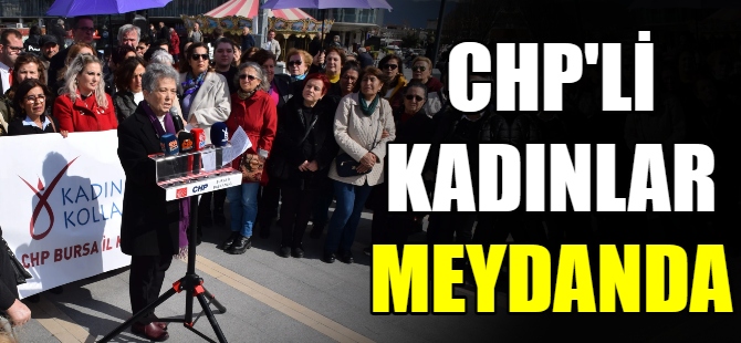 CHP'li kadınlar meydanda