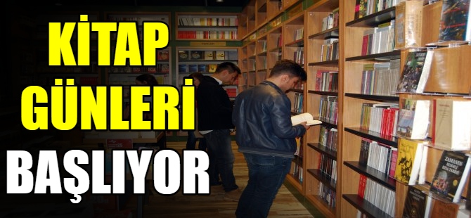 Kitap günleri başlıyor