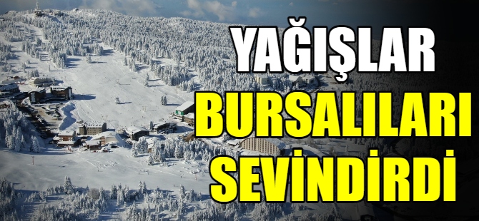 Yağışlar Bursalıları sevindirdi