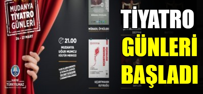 Mudanya'da tiyatro günleri