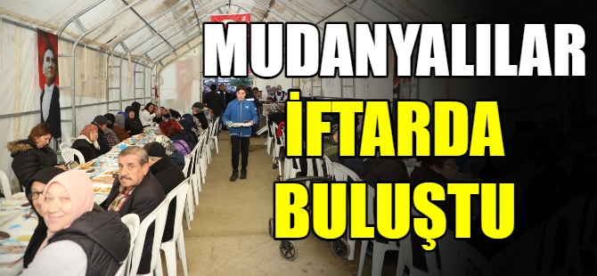 Mudanya iftar sofrasında buluşuyor