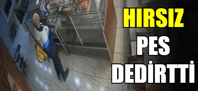 Hırsız pes dedirtti