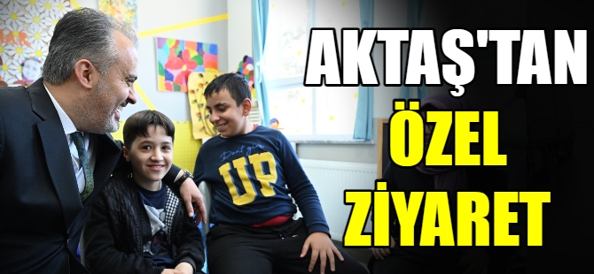 Aktaş'tan özel öğrencilere ziyaret