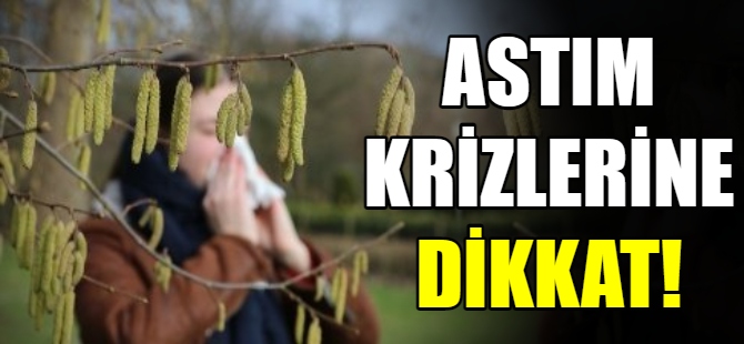 Alerjik astım krizlerine dikkat