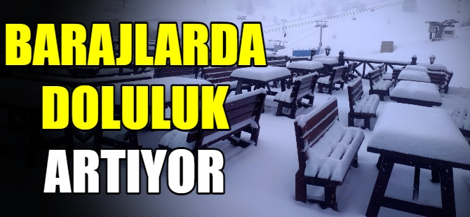 Barajlardaki doluluk oranı arttı