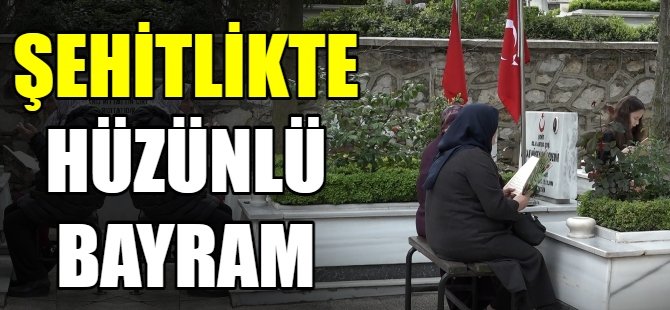 Şehitliklere hüzünlü ziyaret