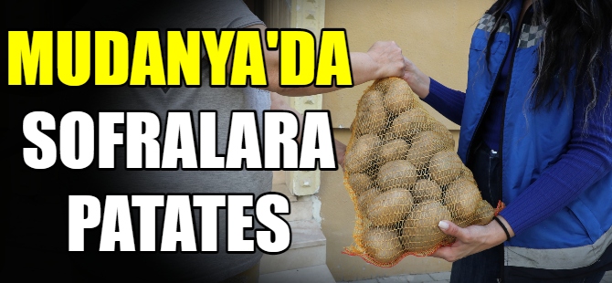 Mudanya'da sofralara patates