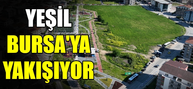 Bursa yeşile bezeniyor