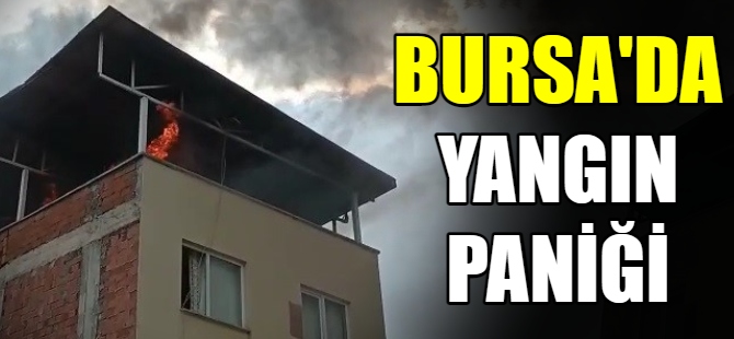 Bursa'da korkutan yangın