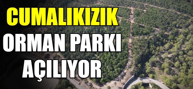 Cumalıkızık orman parkı açılıyor