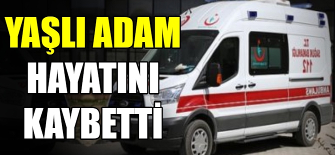 Yaşlı adam hayatını kaybetti