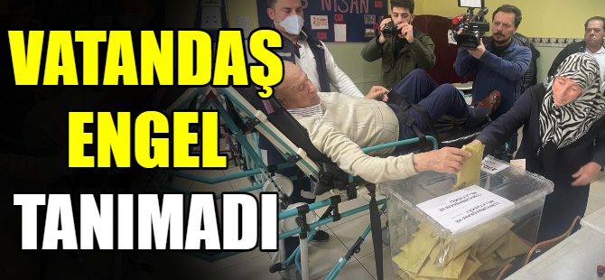 Vatandaşlar engel tanımadı