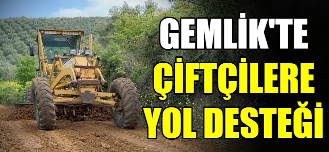 Gemlik'te çiftçilere destek