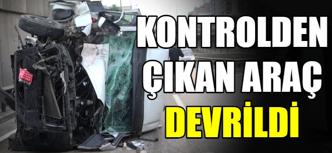 Bursa’da minibüs devrildi