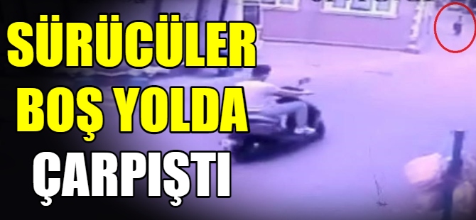 Motosiklet ve bisiklet çarpıştı