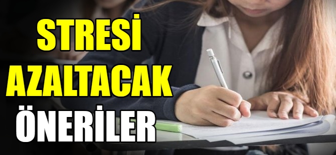 Sınav stresini azaltan 5 öneri