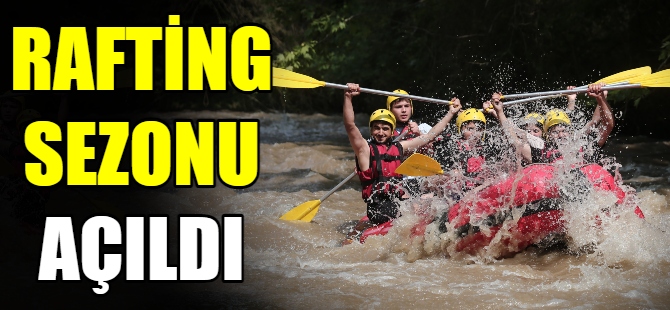 Bursa'da rafting sezonu açıldı