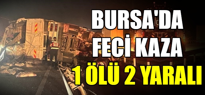 Bursa yolunda feci kaza