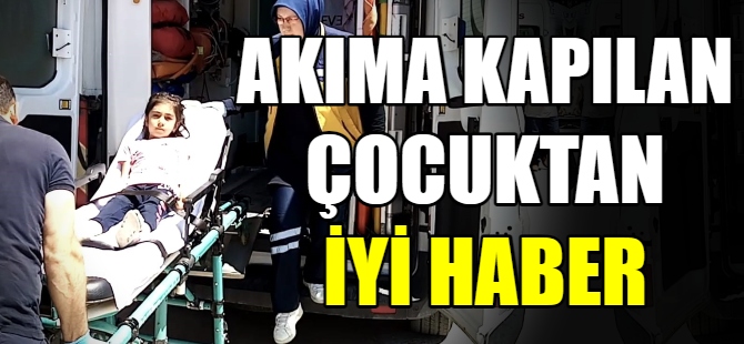 Akıma kapılan çocuk hastanelik oldu