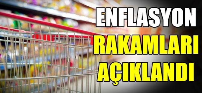 Enflasyon rakamları açıklandı