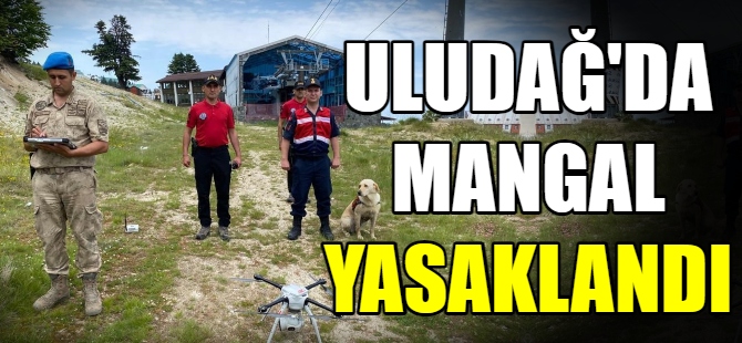 Uludağ'da mangal yasaklandı