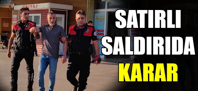 Satırlı saldırgan serbest bırakıldı