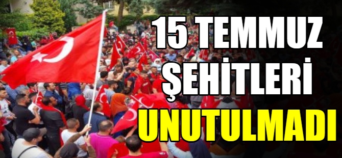 Bursa'da 15 Temmuz anma etkinliği