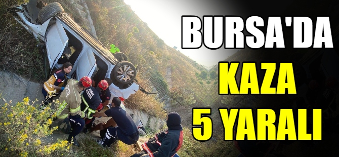 Bursa'da kaza: 5 yaralı