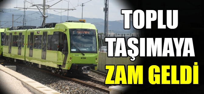 Bursa’da toplu taşımaya zam