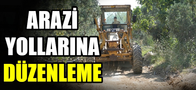 Arazi yollarına düzenleme