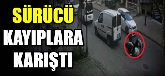 Kaza yapan sürücü kayıplara karıştı