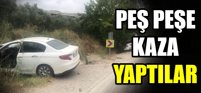 Kayganlaşan yol kaza getirdi