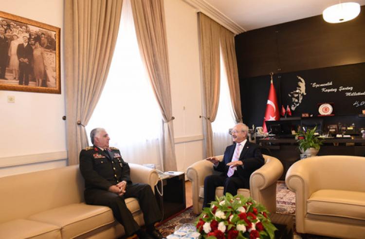 Genelkurmay Başkanı, Kılıçdaroğlu ile bir saat görüştü