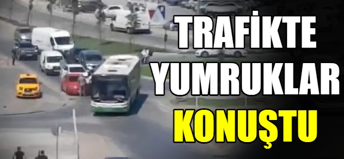 Bursa'da yol verme kavgası