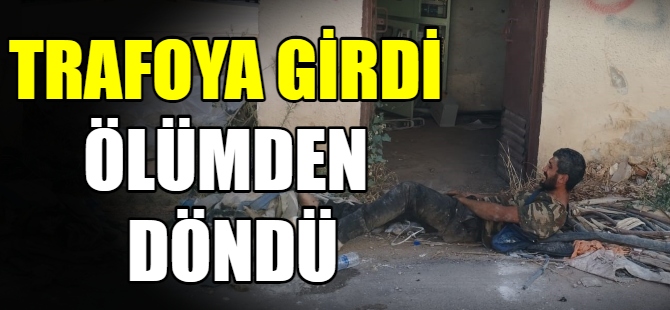 Akıma kapıldı ölümden döndü