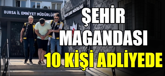 Şehir magandaları adliyede