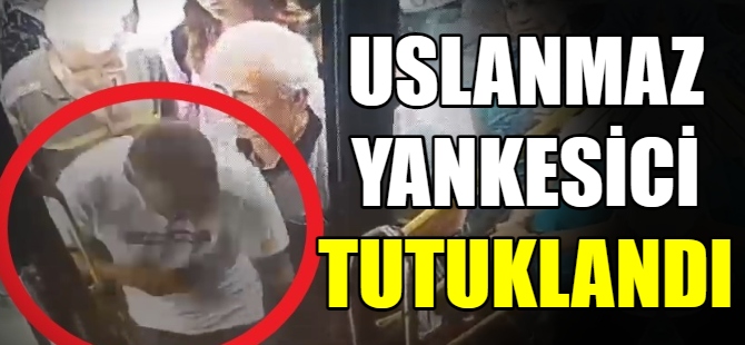 Uslanmaz yankesici tutuklandı