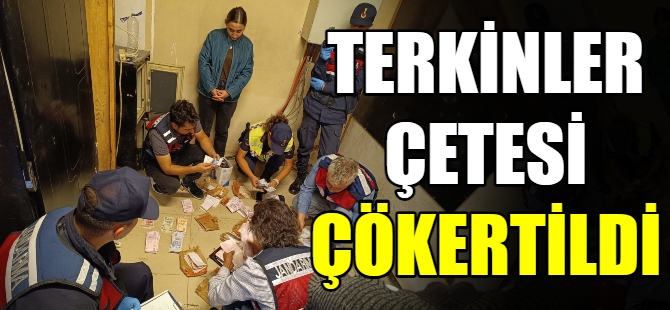 Terkinler çetesi çökertildi